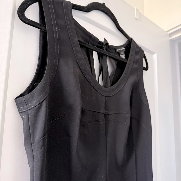 Club Monaco classic a-line black midi dress - size 8 (Medium) - Picture 3 of 5